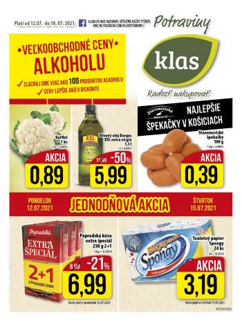 Leták Klas - 12.7.2021 - 18.7.2021.
