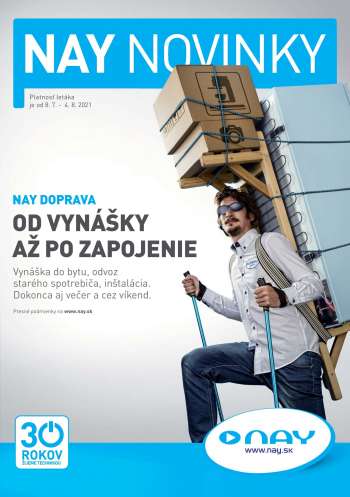 Leták NAY Elektrodom - 8.7.2021 - 4.8.2021.