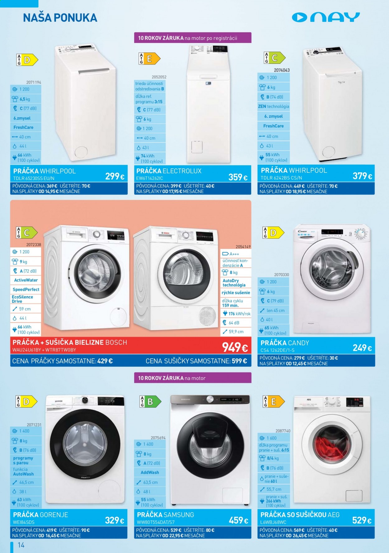 Leták NAY Elektrodom - 8.7.2021 - 4.8.2021. Strana 14
