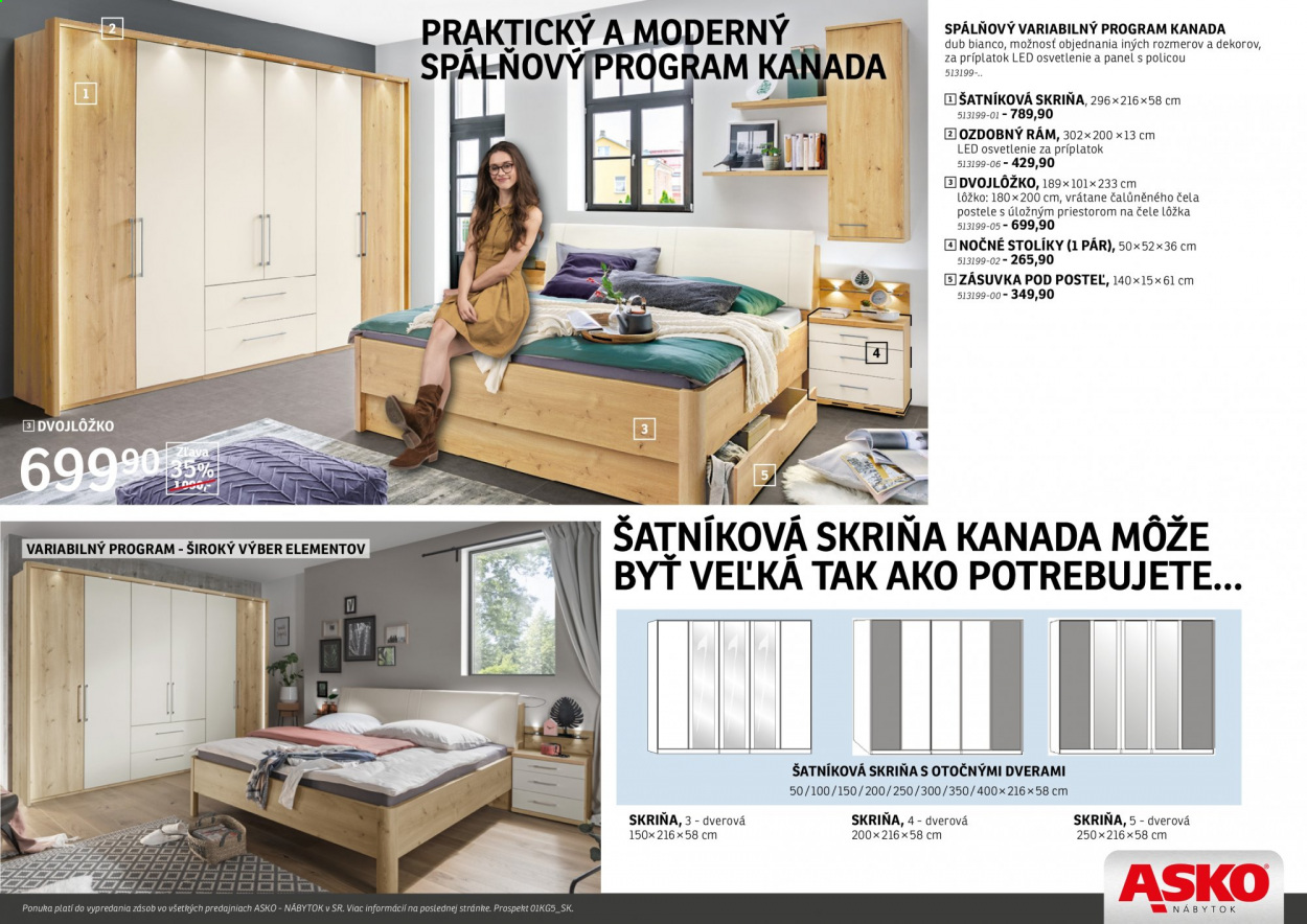 Leták Asko Nábytok. Strana 4