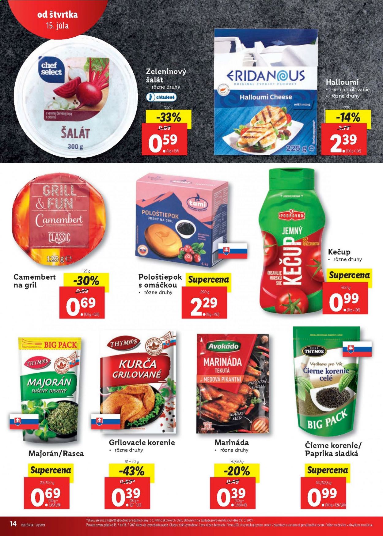 Leták Lidl - 15.7.2021 - 18.7.2021. Strana 14
