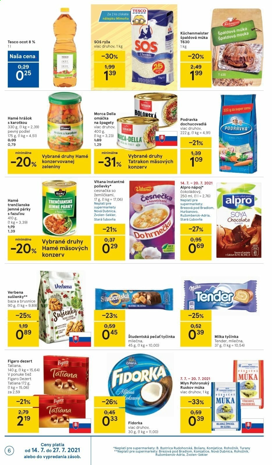 Leták TESCO supermarket - 14.7.2021 - 20.7.2021. Strana 6