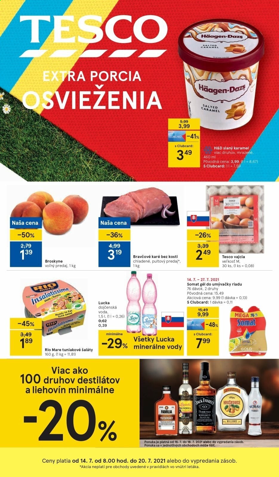 Leták TESCO - 14.7.2021 - 20.7.2021. Strana 1
