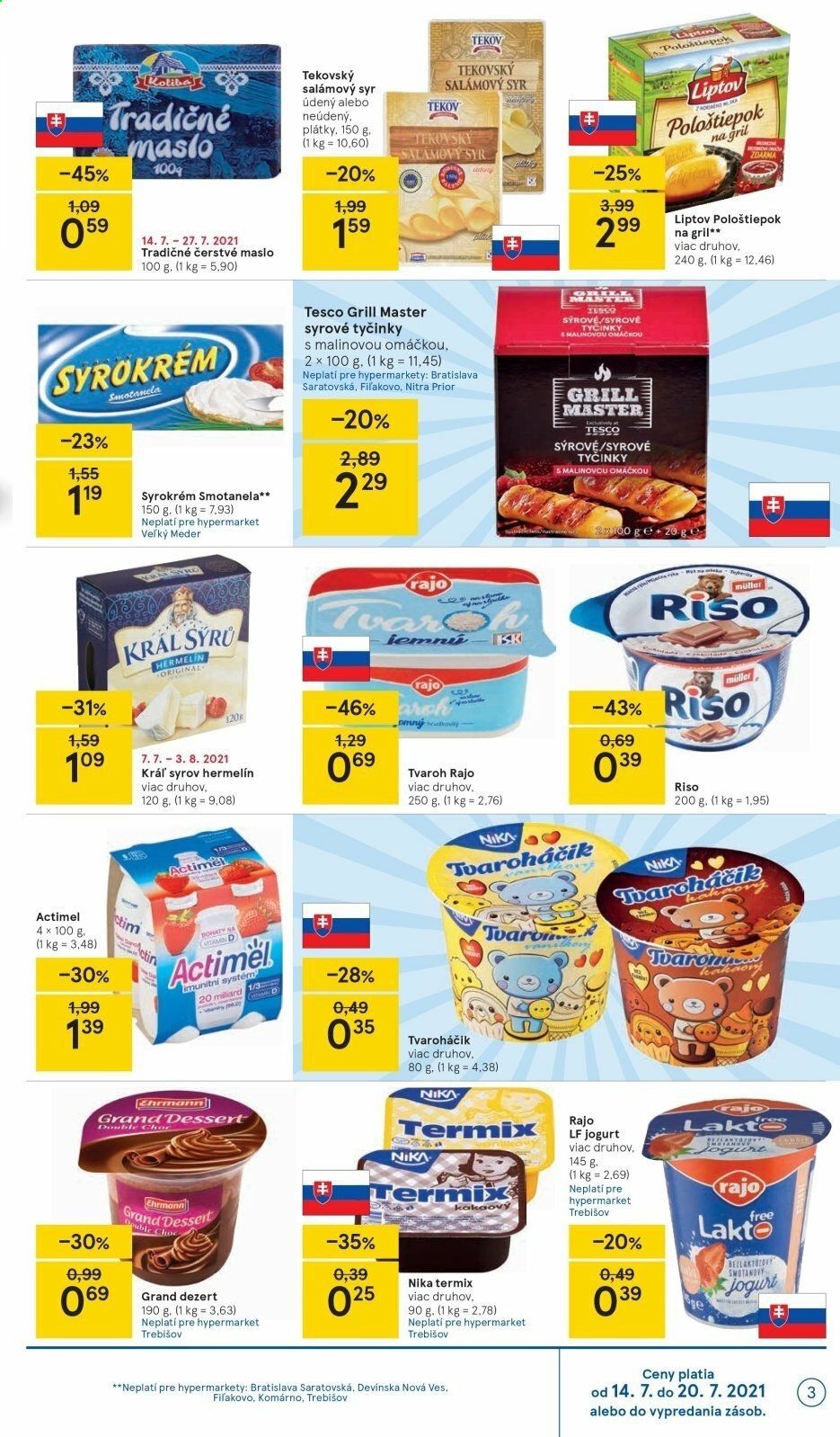 Leták TESCO - 14.7.2021 - 20.7.2021. Strana 3