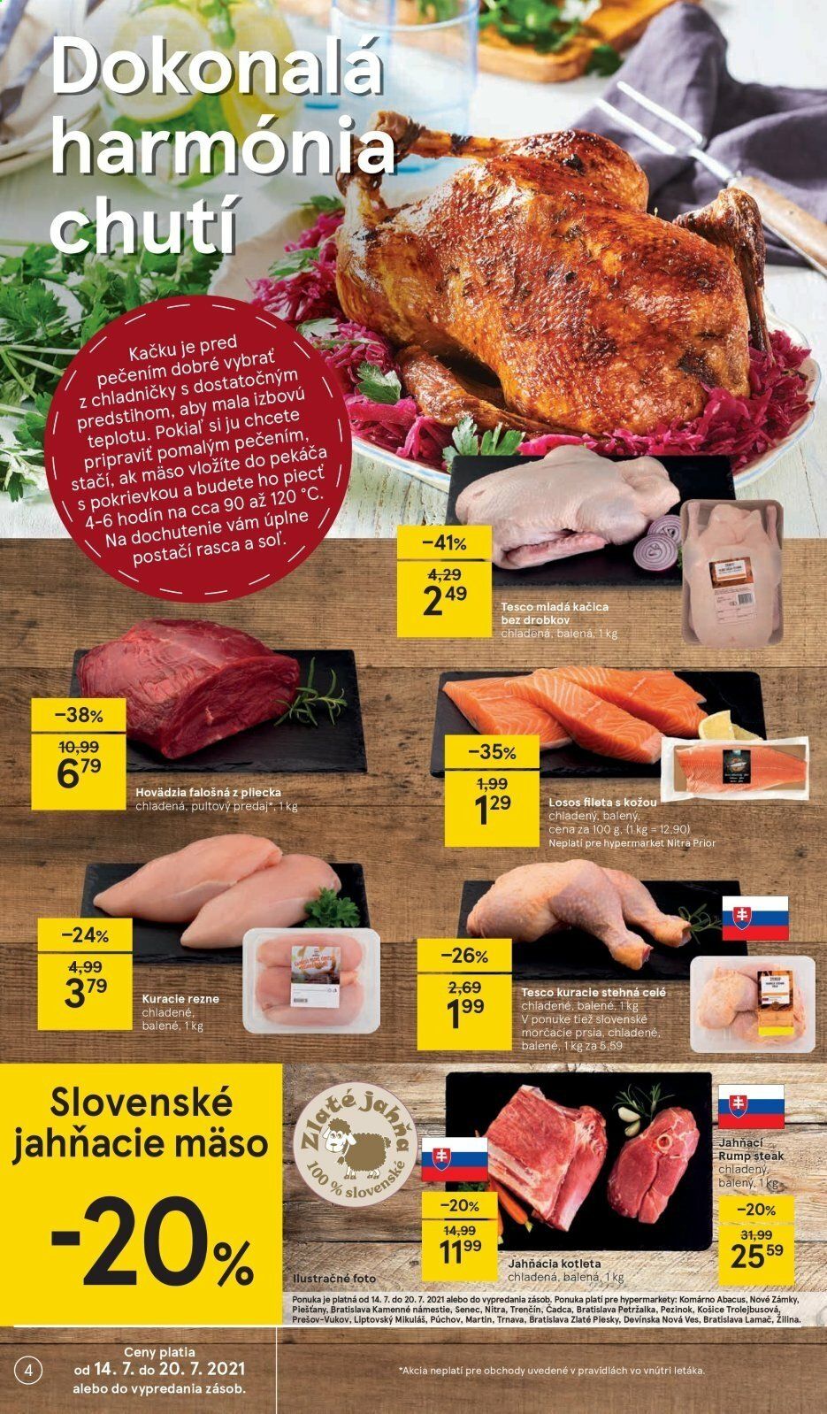 Leták TESCO - 14.7.2021 - 20.7.2021. Strana 4
