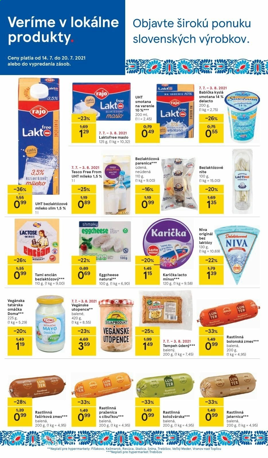 Leták TESCO - 14.7.2021 - 20.7.2021. Strana 6