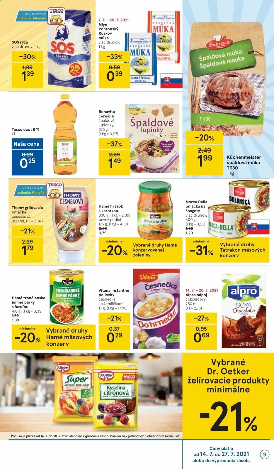Leták TESCO - 14.7.2021 - 20.7.2021. Strana 9