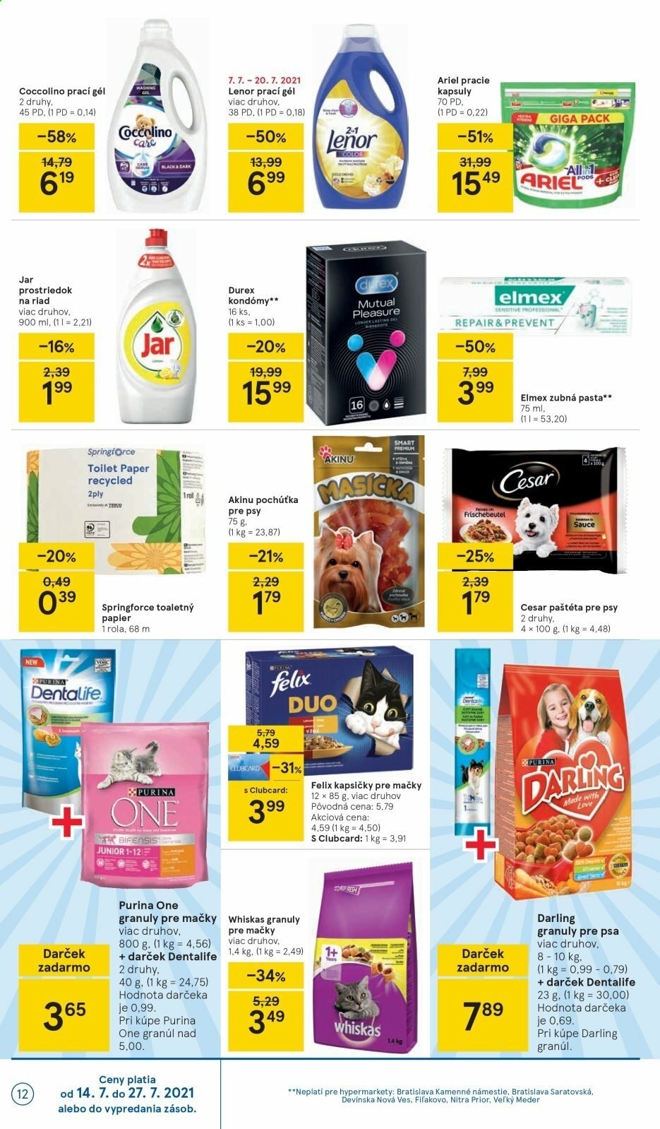 Leták TESCO - 14.7.2021 - 20.7.2021. Strana 12