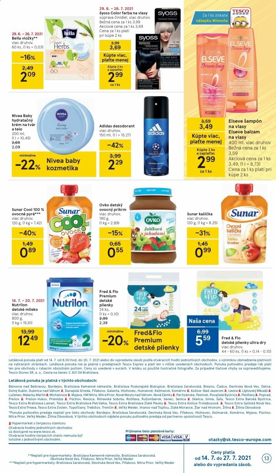 Leták TESCO - 14.7.2021 - 20.7.2021. Strana 13
