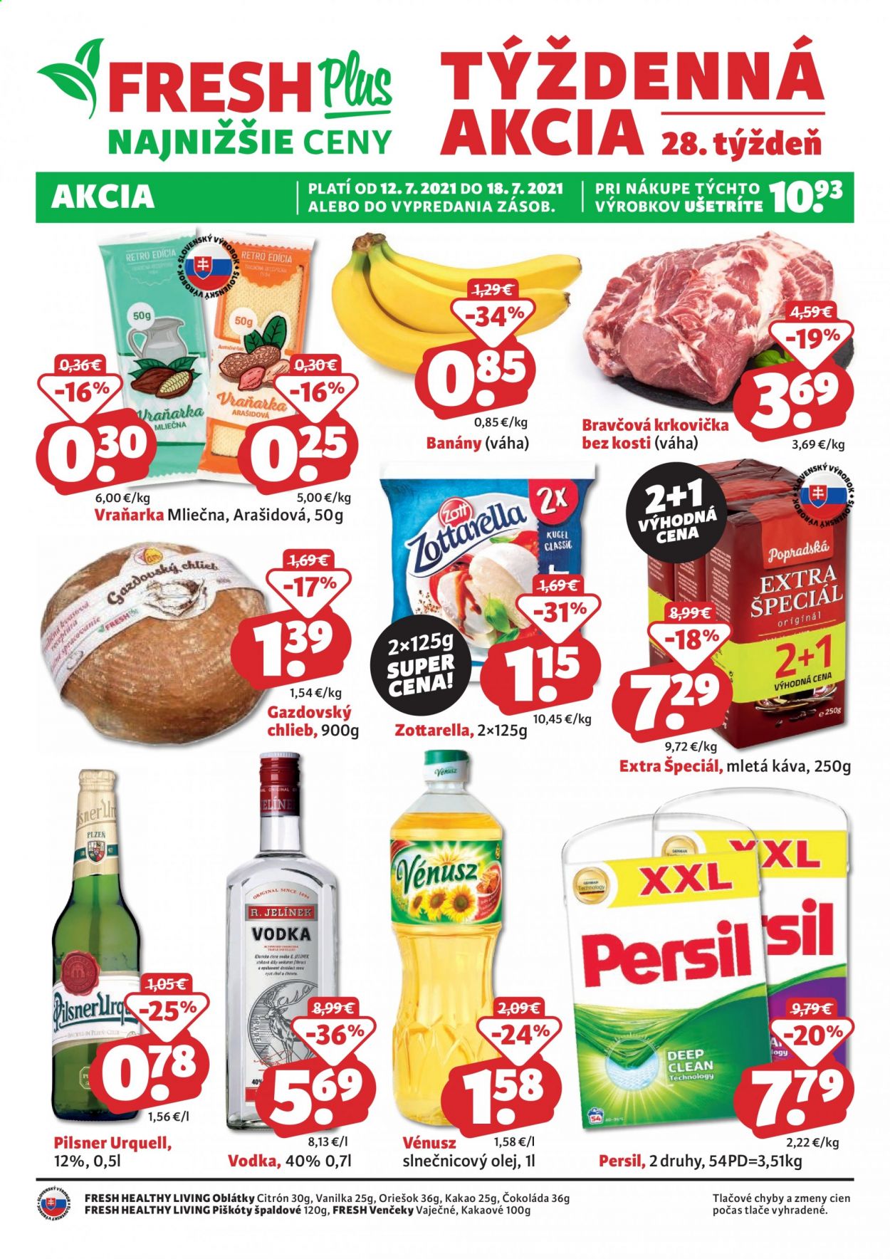 Leták FRESH - 12.7.2021 - 18.7.2021. Strana 1