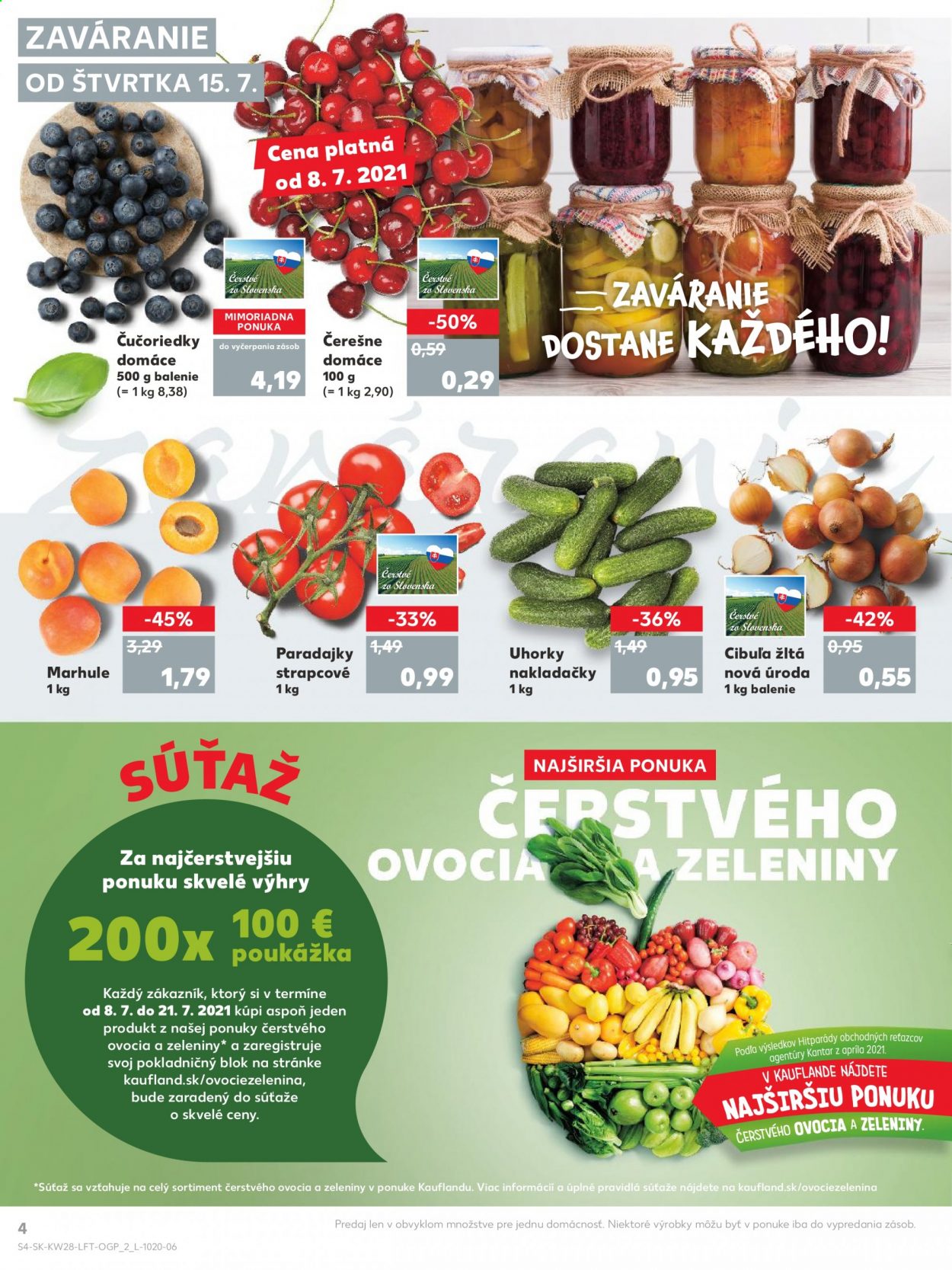 Leták Kaufland - 15.7.2021 - 21.7.2021. Strana 4