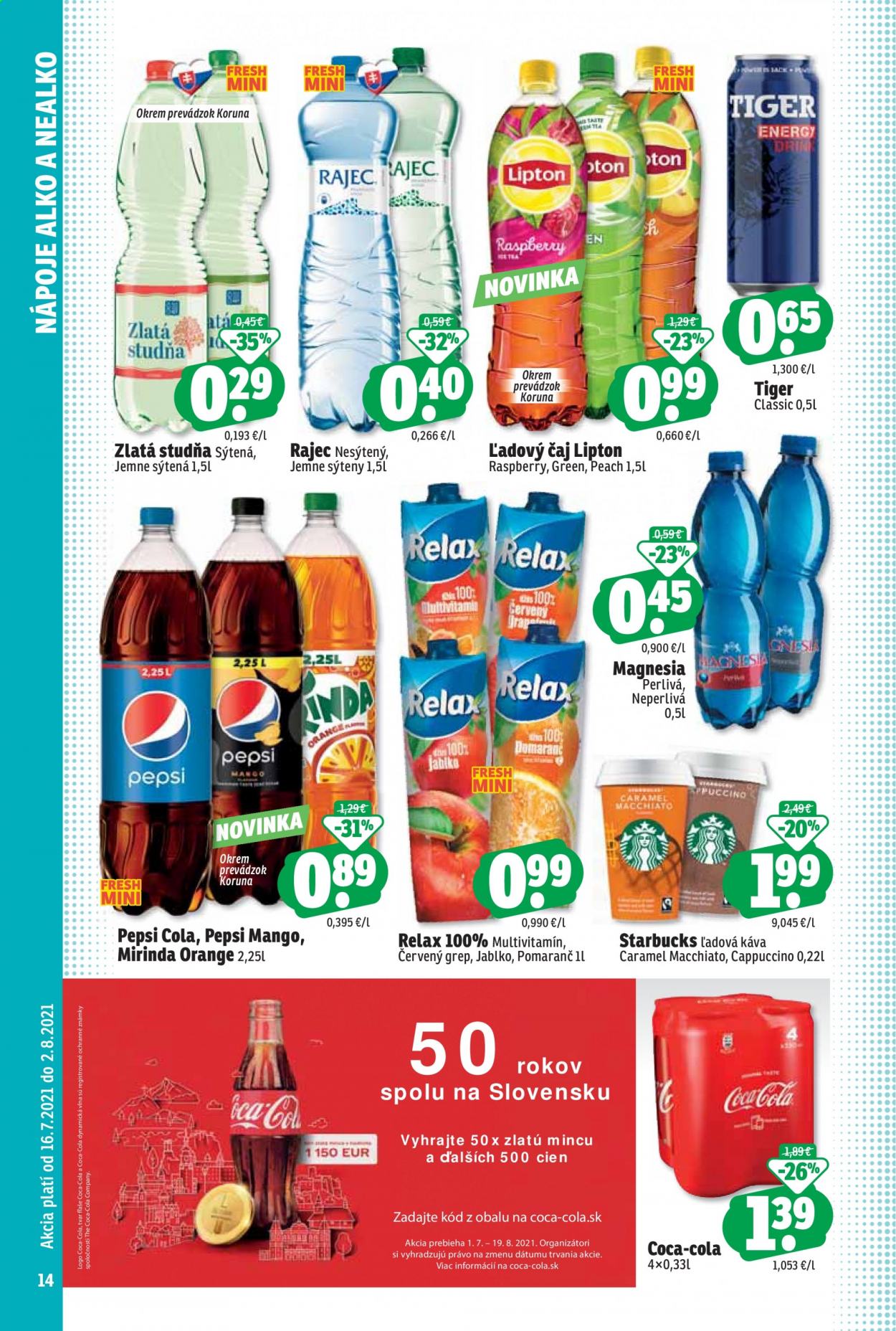 Leták FRESH - 16.7.2021 - 2.8.2021. Strana 14