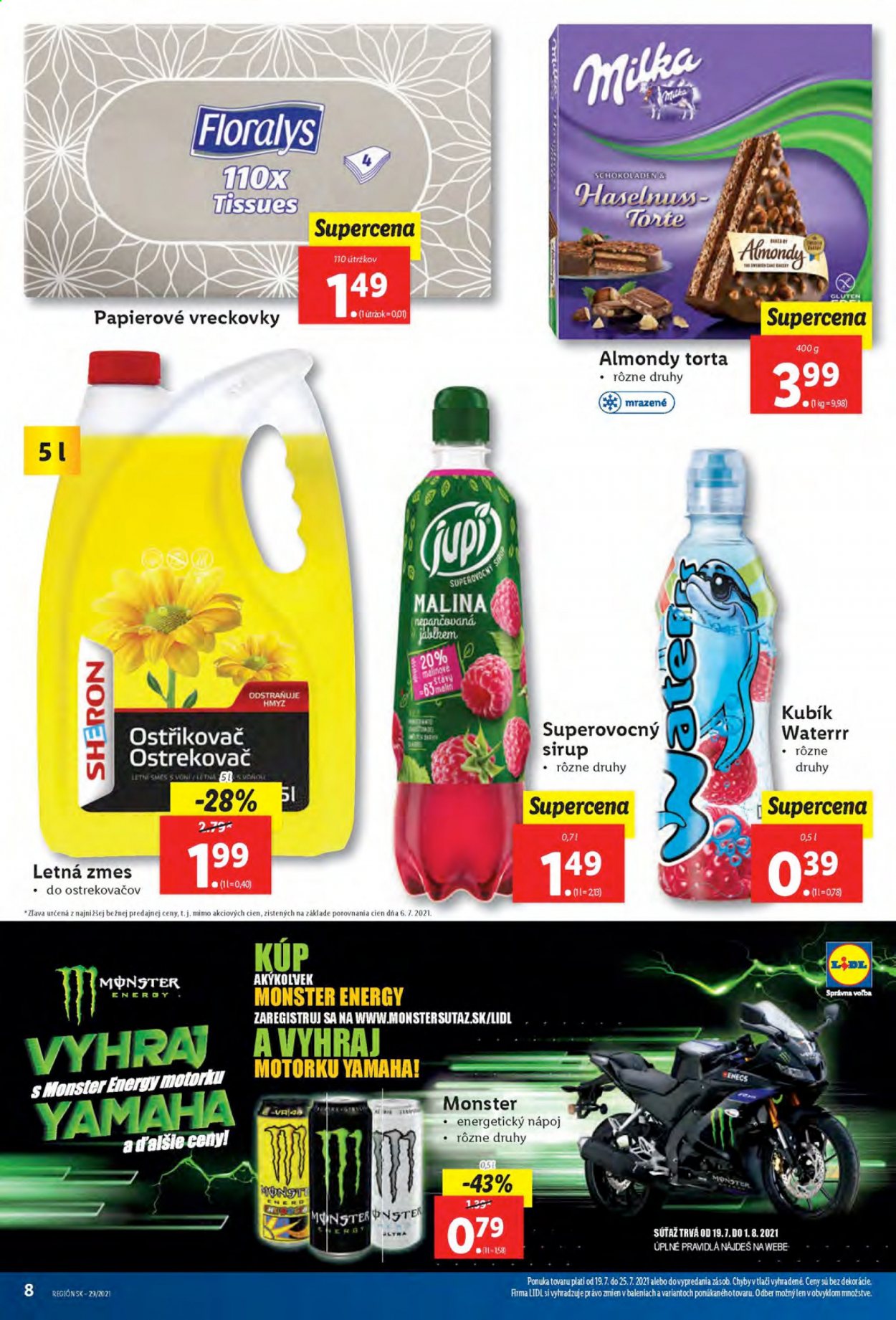 Leták Lidl - 19.7.2021 - 25.7.2021. Strana 8