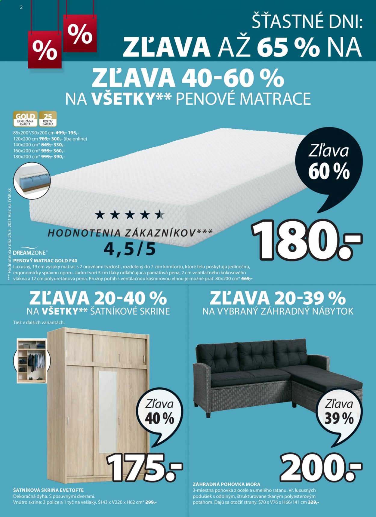 Leták JYSK - 15.7.2021 - 28.7.2021. Strana 2
