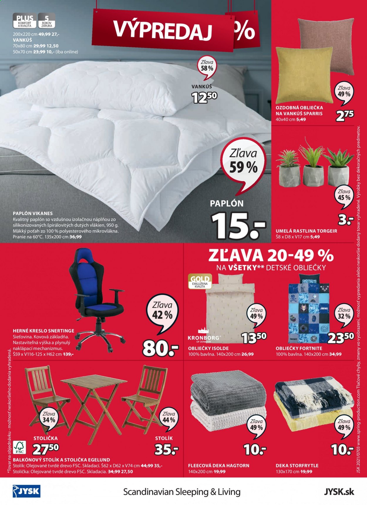 Leták JYSK - 15.7.2021 - 28.7.2021. Strana 16