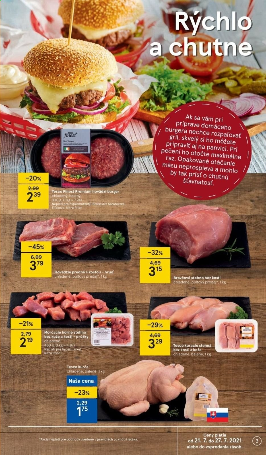 Leták TESCO - 21.7.2021 - 27.7.2021. Strana 3