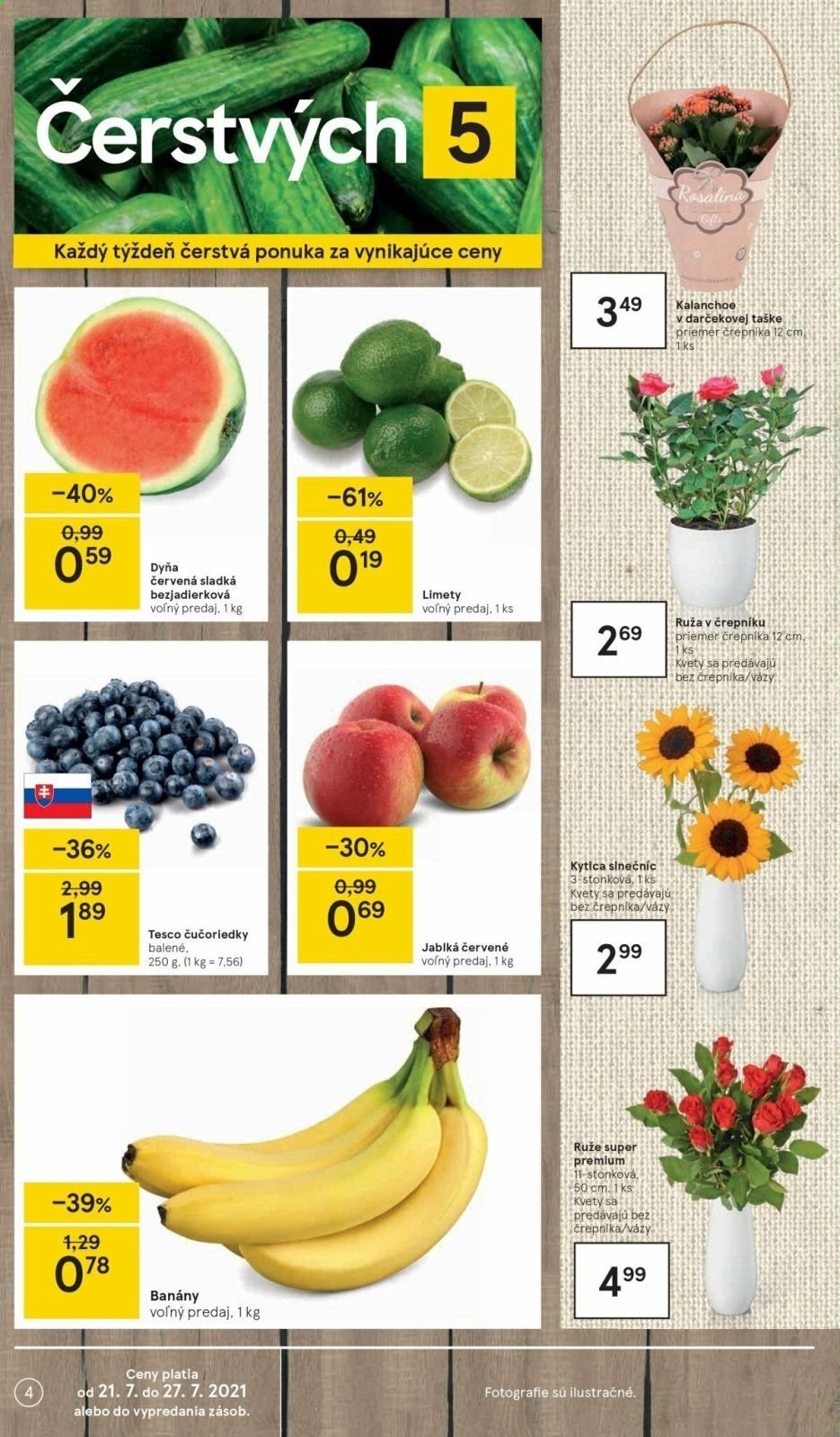 Leták TESCO - 21.7.2021 - 27.7.2021. Strana 4
