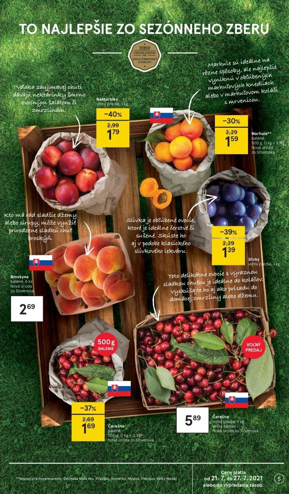 Leták TESCO - 21.7.2021 - 27.7.2021. Strana 5