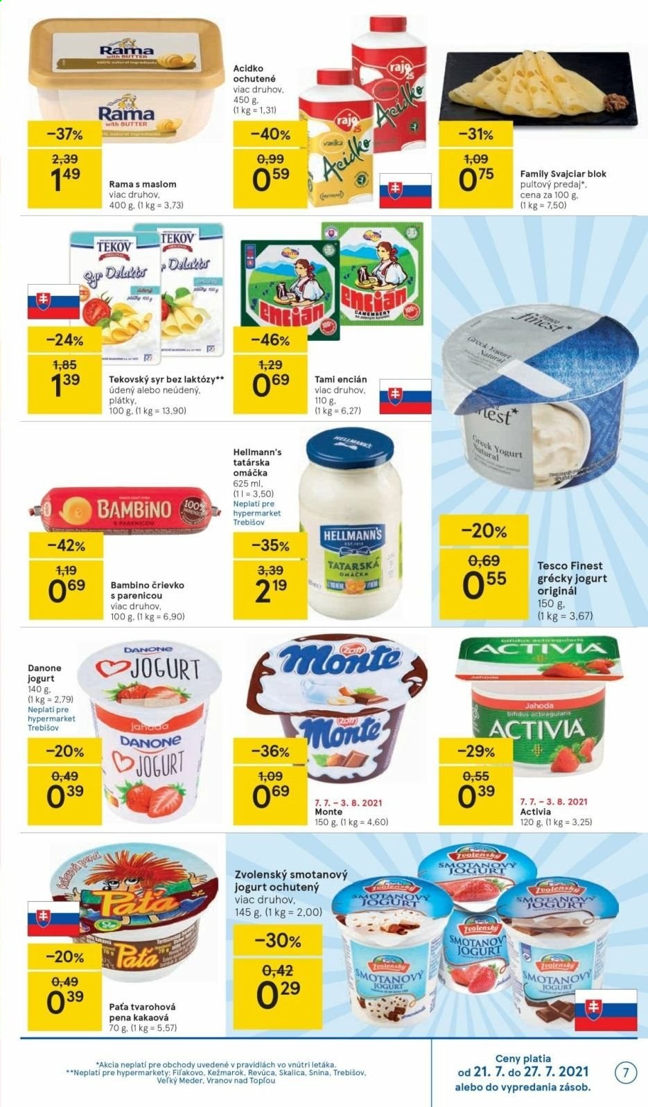 Leták TESCO - 21.7.2021 - 27.7.2021. Strana 7