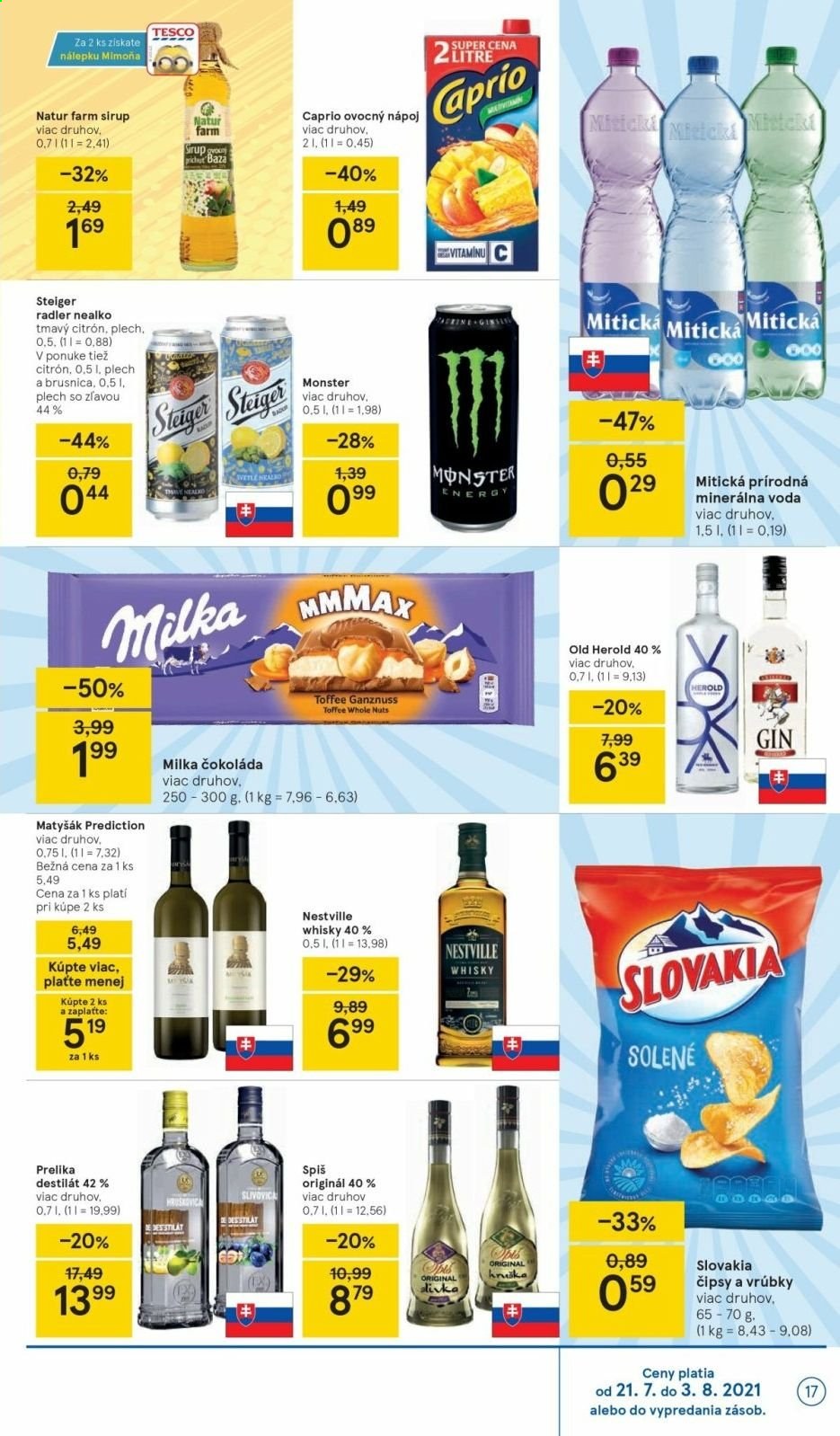 Leták TESCO - 21.7.2021 - 27.7.2021. Strana 17