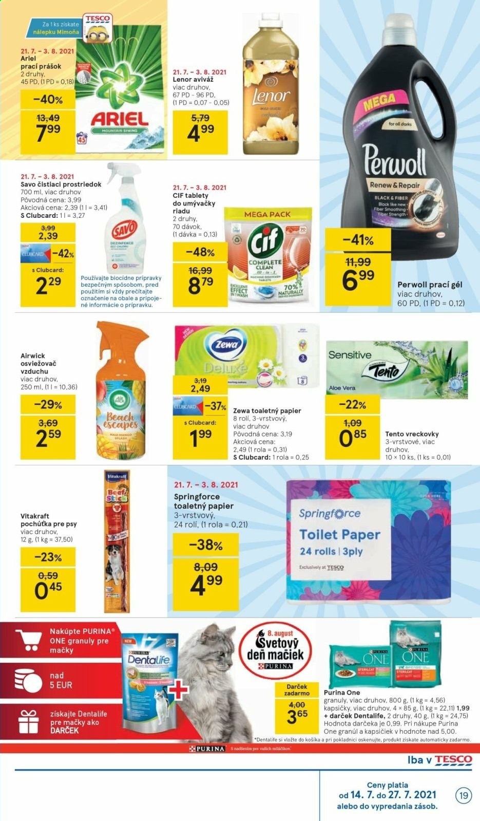 Leták TESCO - 21.7.2021 - 27.7.2021. Strana 19