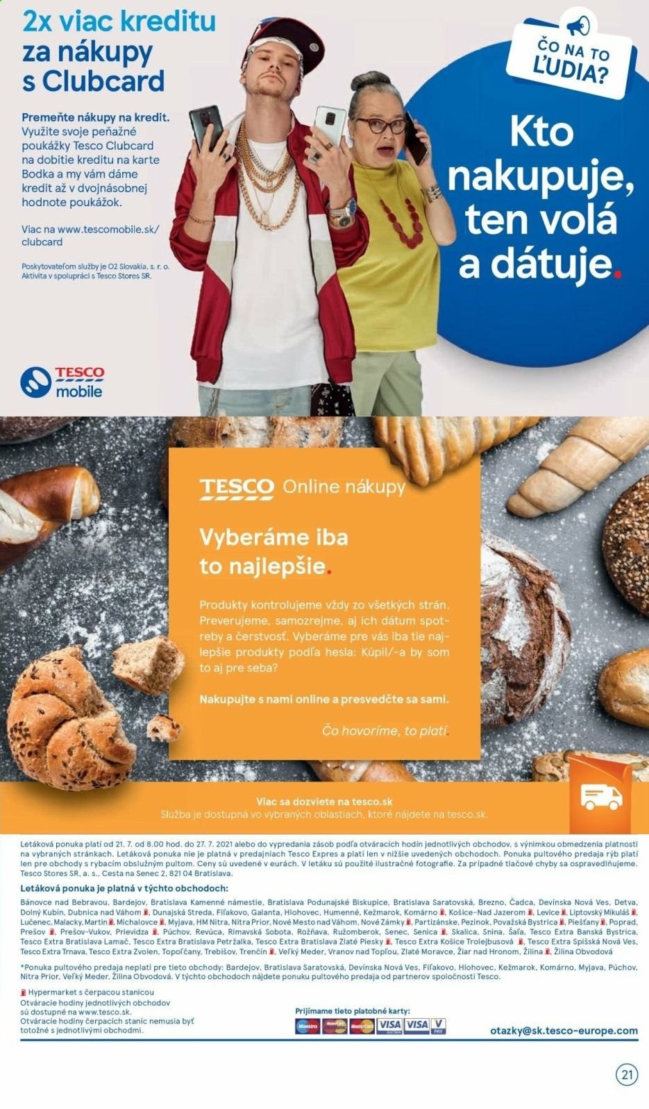 Leták TESCO - 21.7.2021 - 27.7.2021. Strana 21
