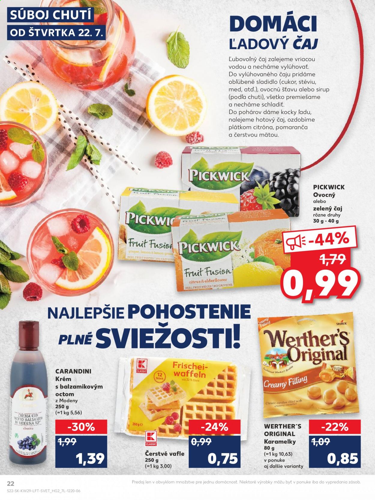 Leták Kaufland - 22.7.2021 - 28.7.2021. Strana 22