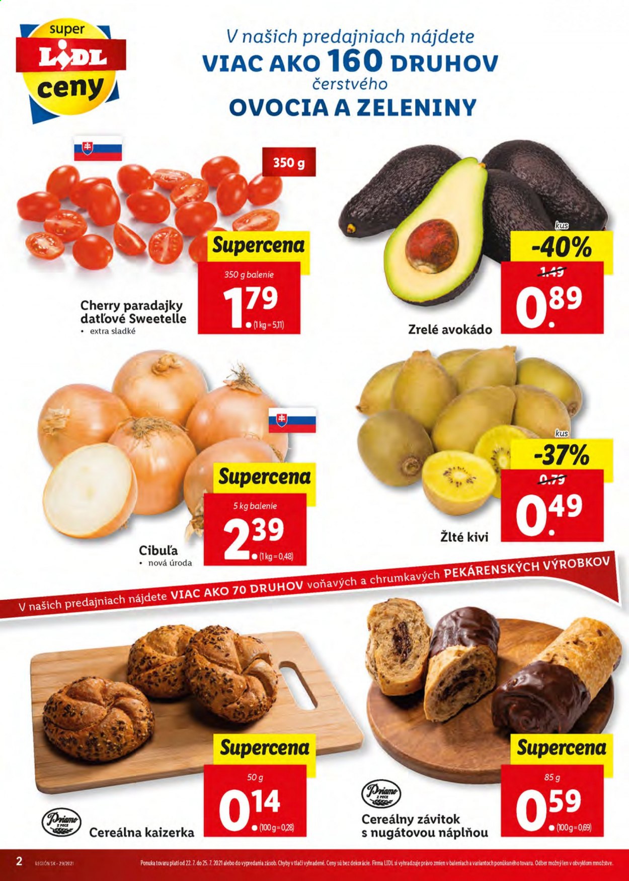 Leták Lidl - 22.7.2021 - 25.7.2021. Strana 2