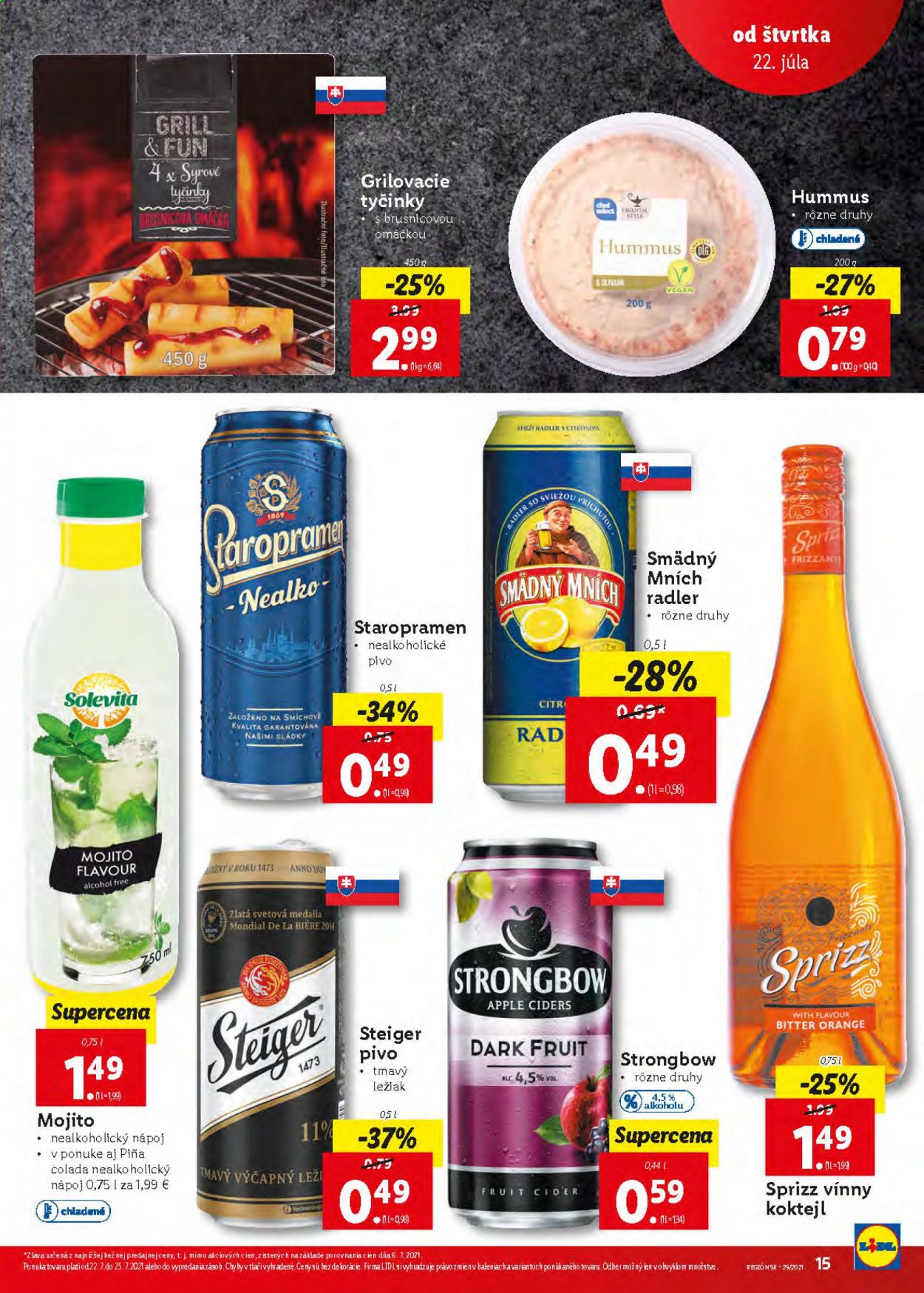 Leták Lidl - 22.7.2021 - 25.7.2021. Strana 15