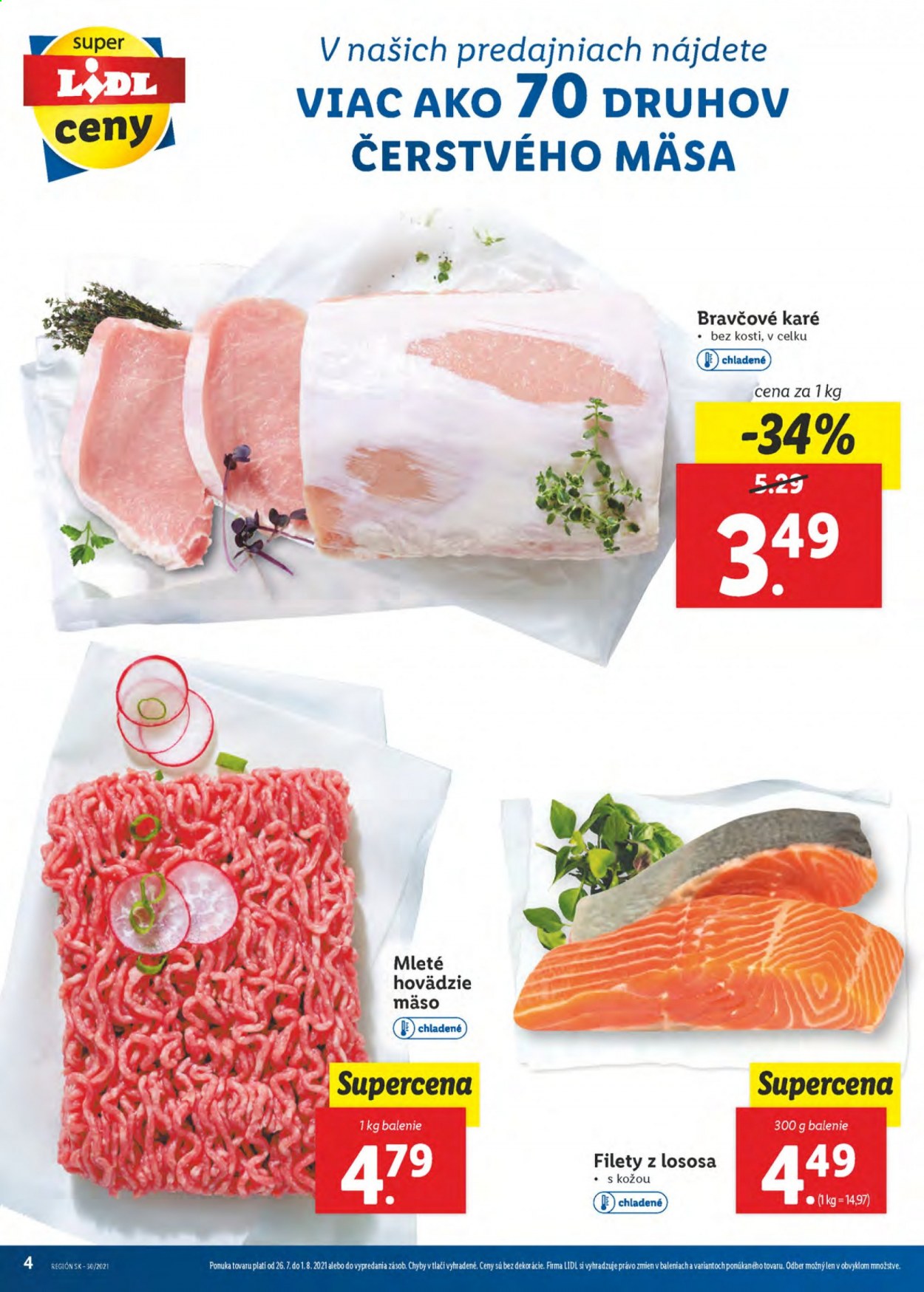 Leták Lidl - 26.7.2021 - 1.8.2021. Strana 4