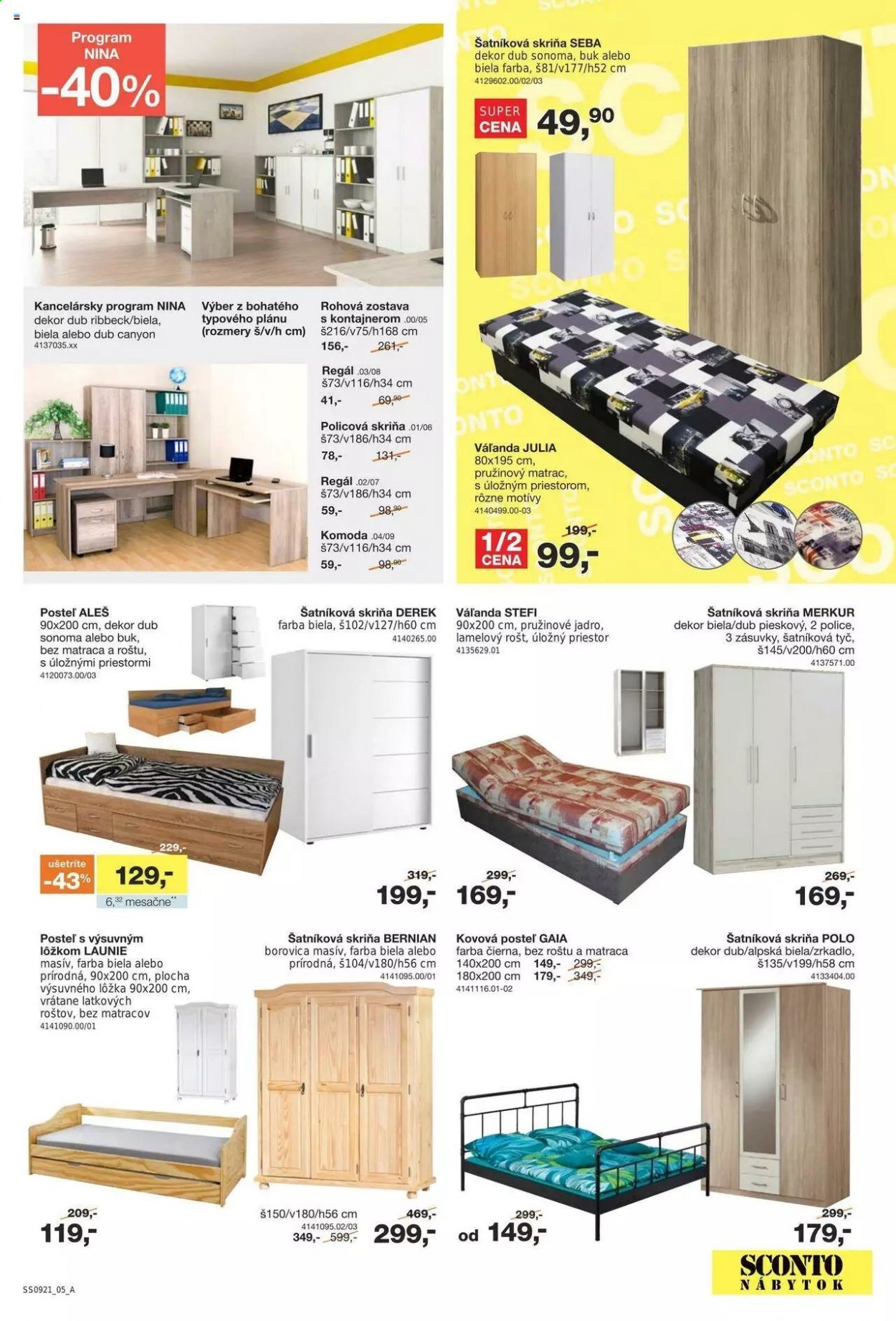 Leták Sconto nábytok - 23.7.2021 - 12.8.2021. Strana 6