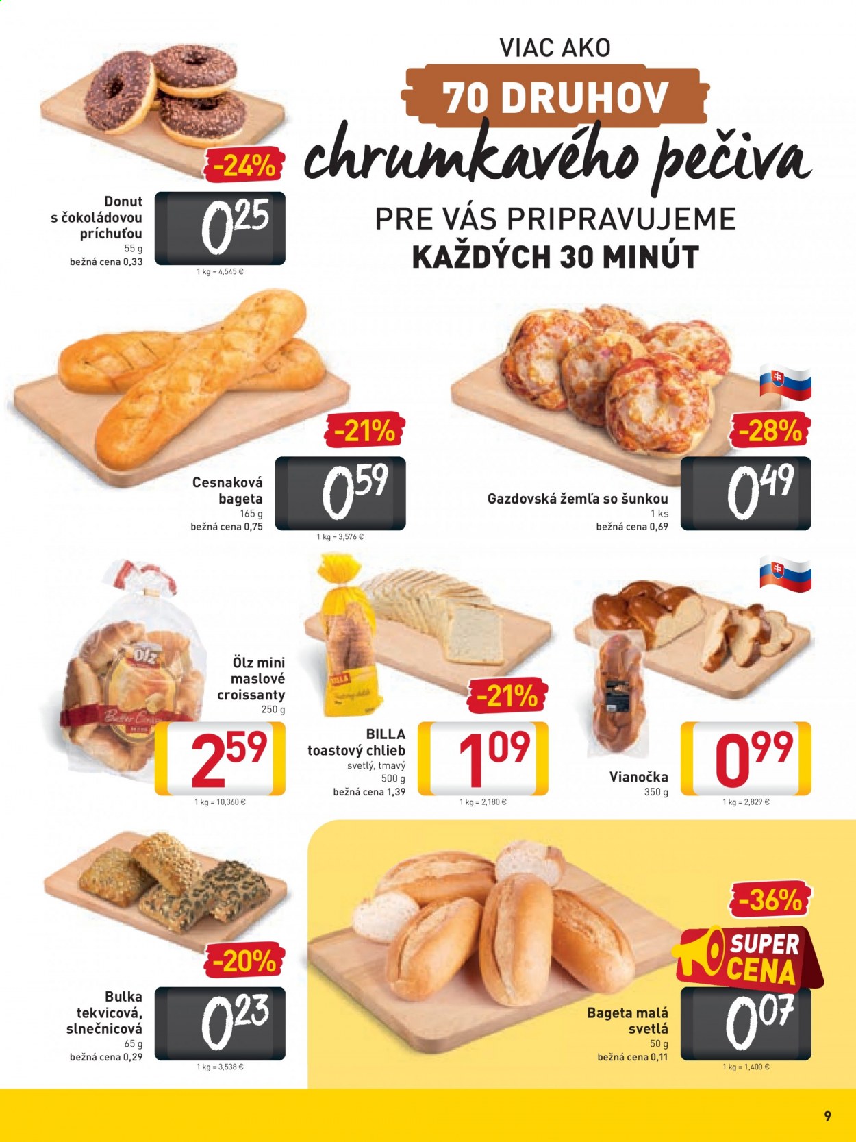 Leták Billa - 28.7.2021 - 3.8.2021. Strana 9