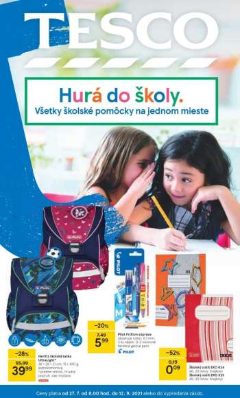 Leták TESCO - 27.7.2021 - 12.9.2021.