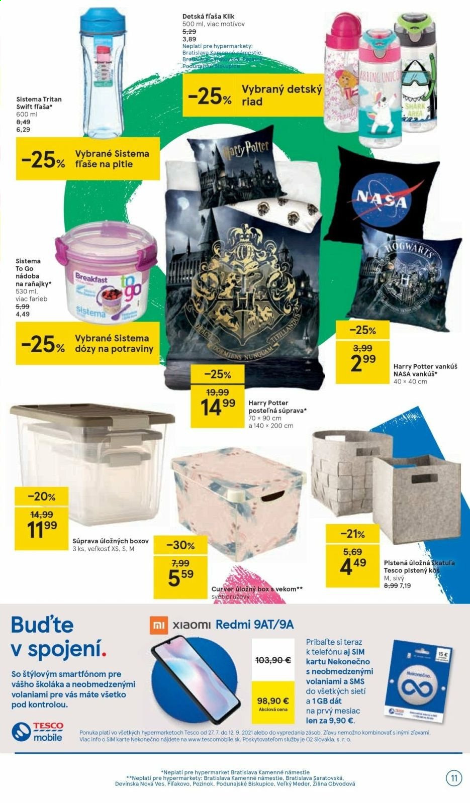 Leták TESCO - 27.7.2021 - 12.9.2021. Strana 11