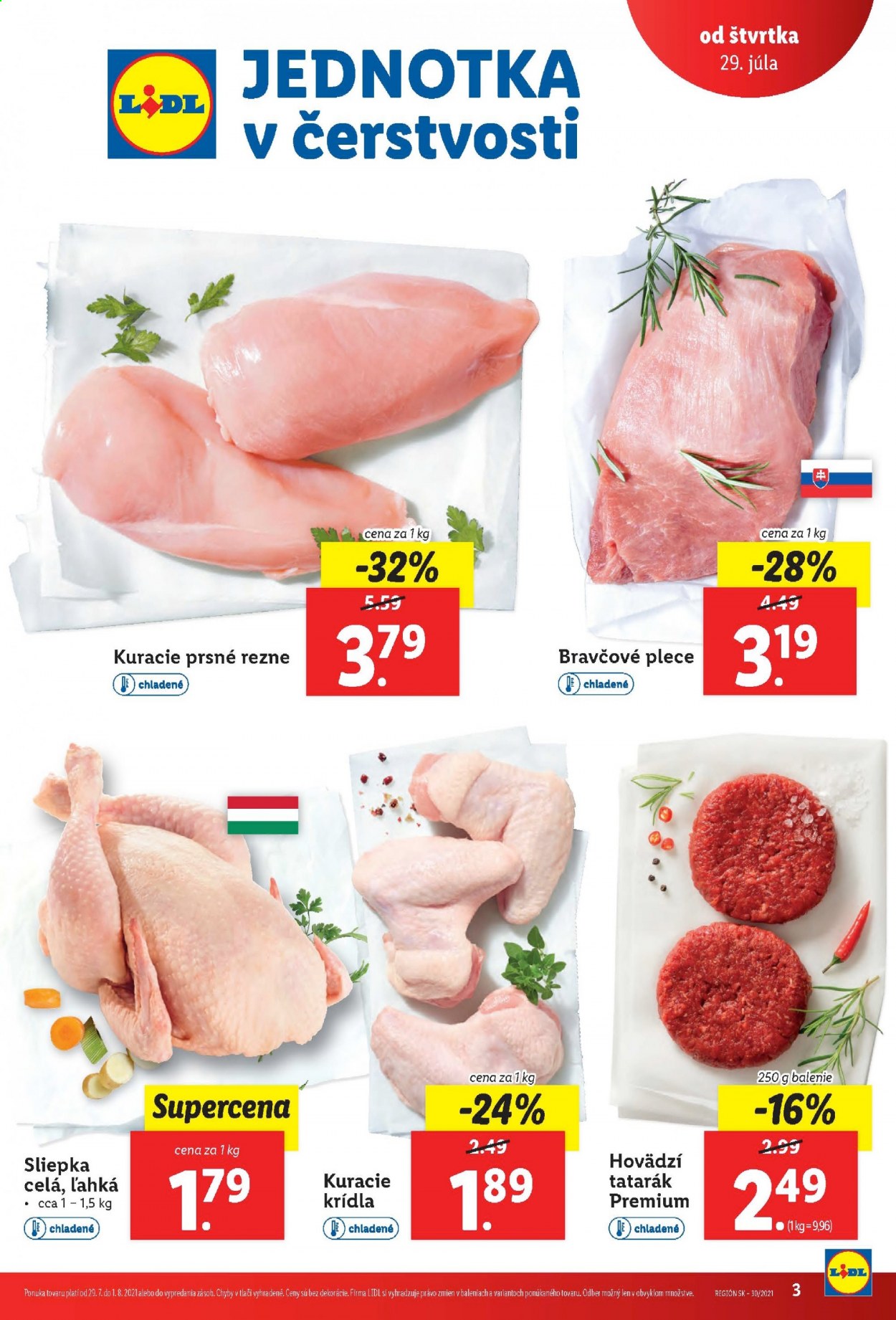 Leták Lidl - 29.7.2021 - 1.8.2021. Strana 3
