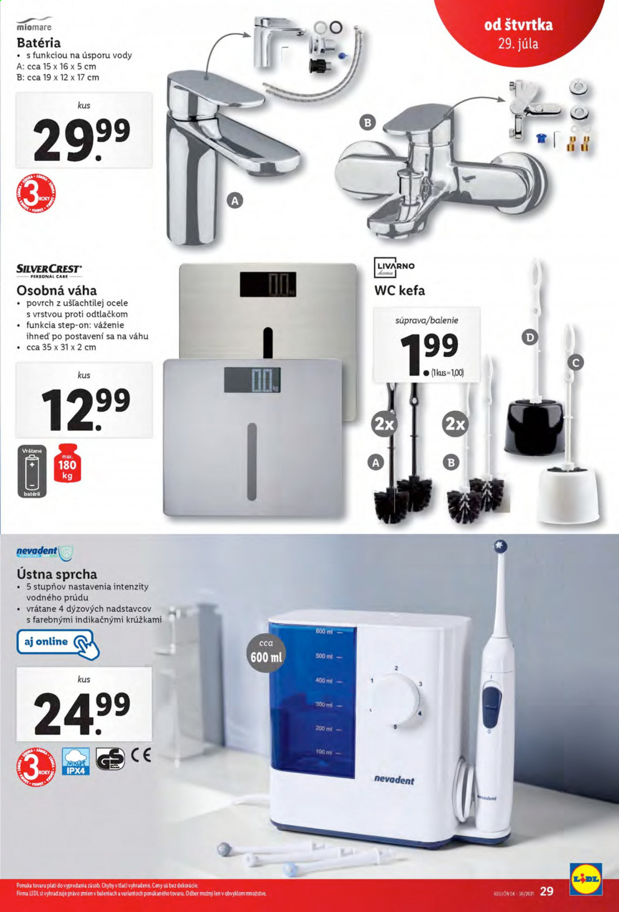 Leták Lidl - 29.7.2021 - 1.8.2021. Strana 29