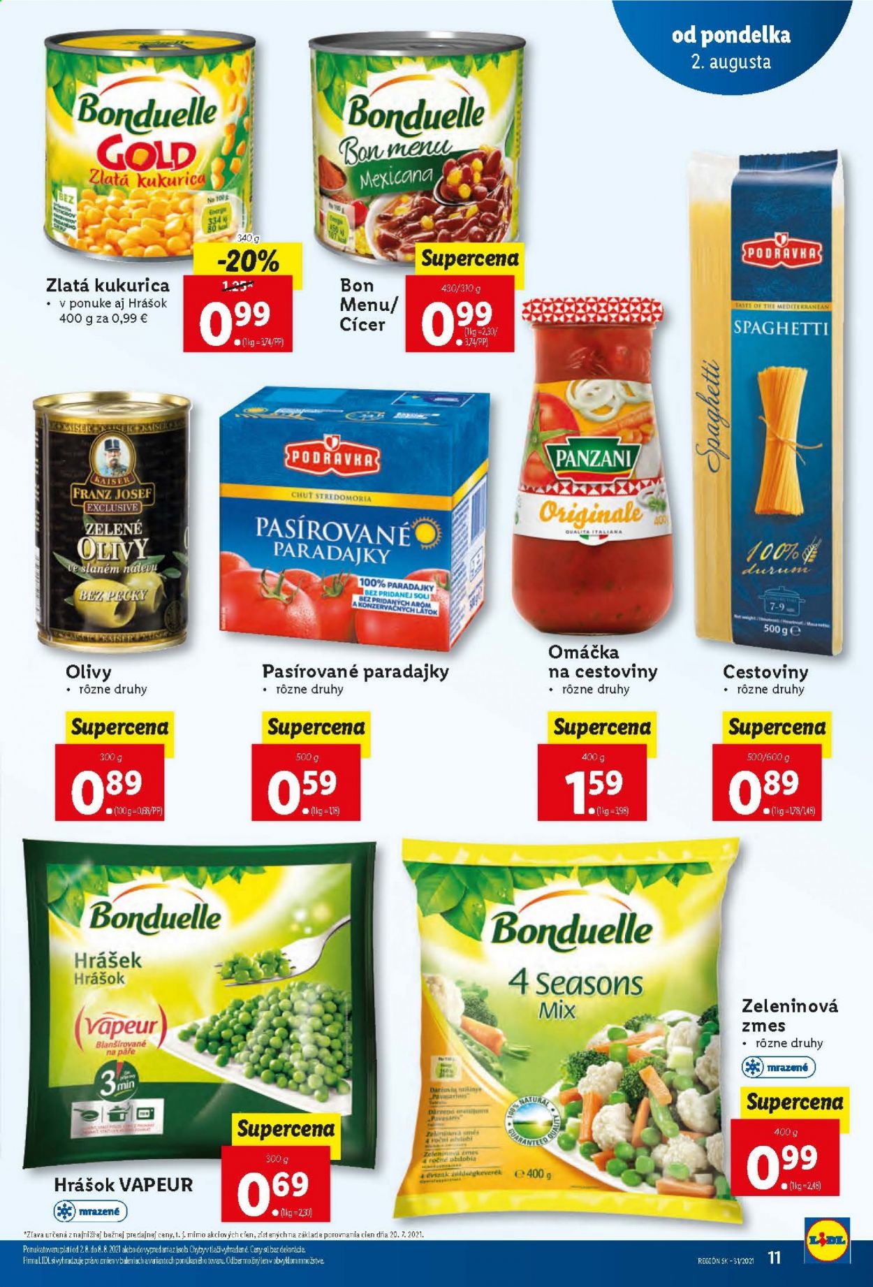 Leták Lidl - 2.8.2021 - 8.8.2021. Strana 11