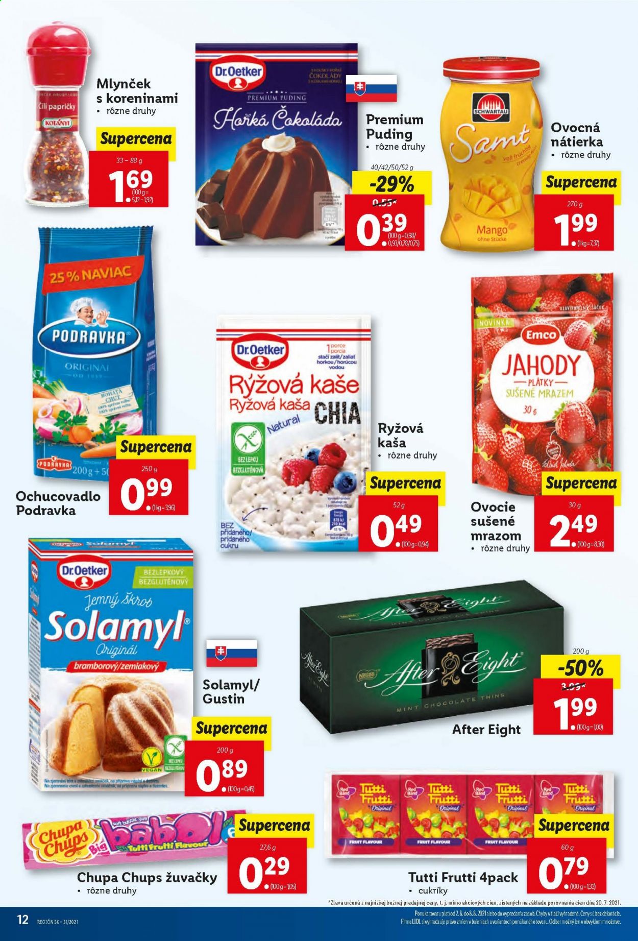 Leták Lidl - 2.8.2021 - 8.8.2021. Strana 12