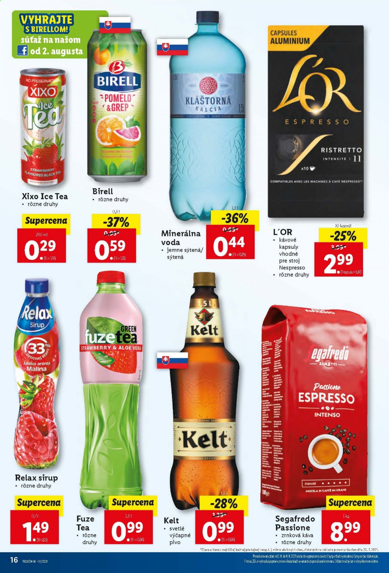 Leták Lidl - 2.8.2021 - 8.8.2021. Strana 16
