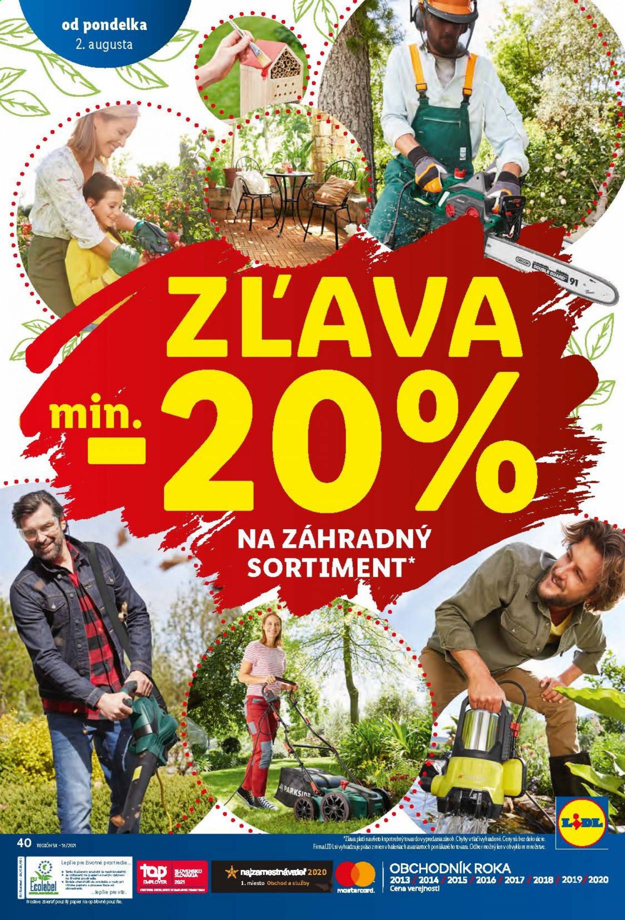 Leták Lidl - 2.8.2021 - 8.8.2021. Strana 35