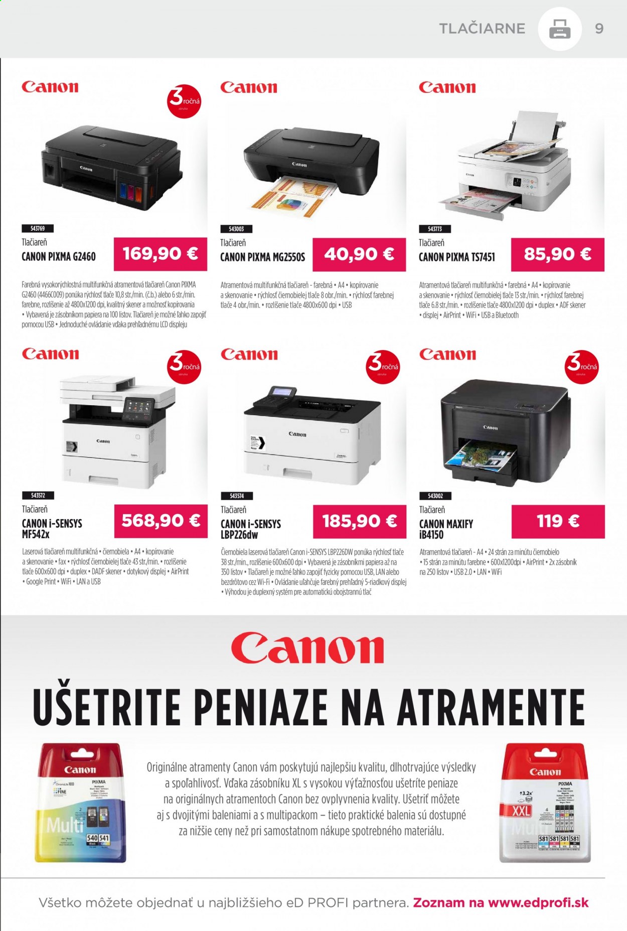 Leták eD PROFI - 1.8.2021 - 31.8.2021. Strana 9