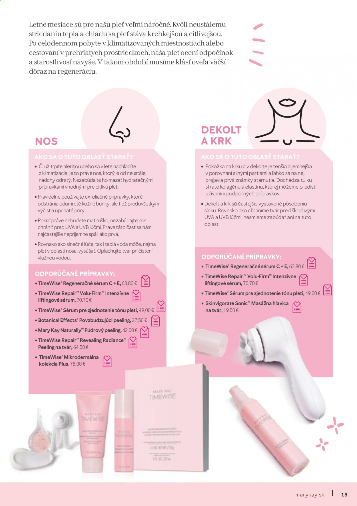Leták Mary Kay - 1.7.2021 - 30.9.2021. Strana 13