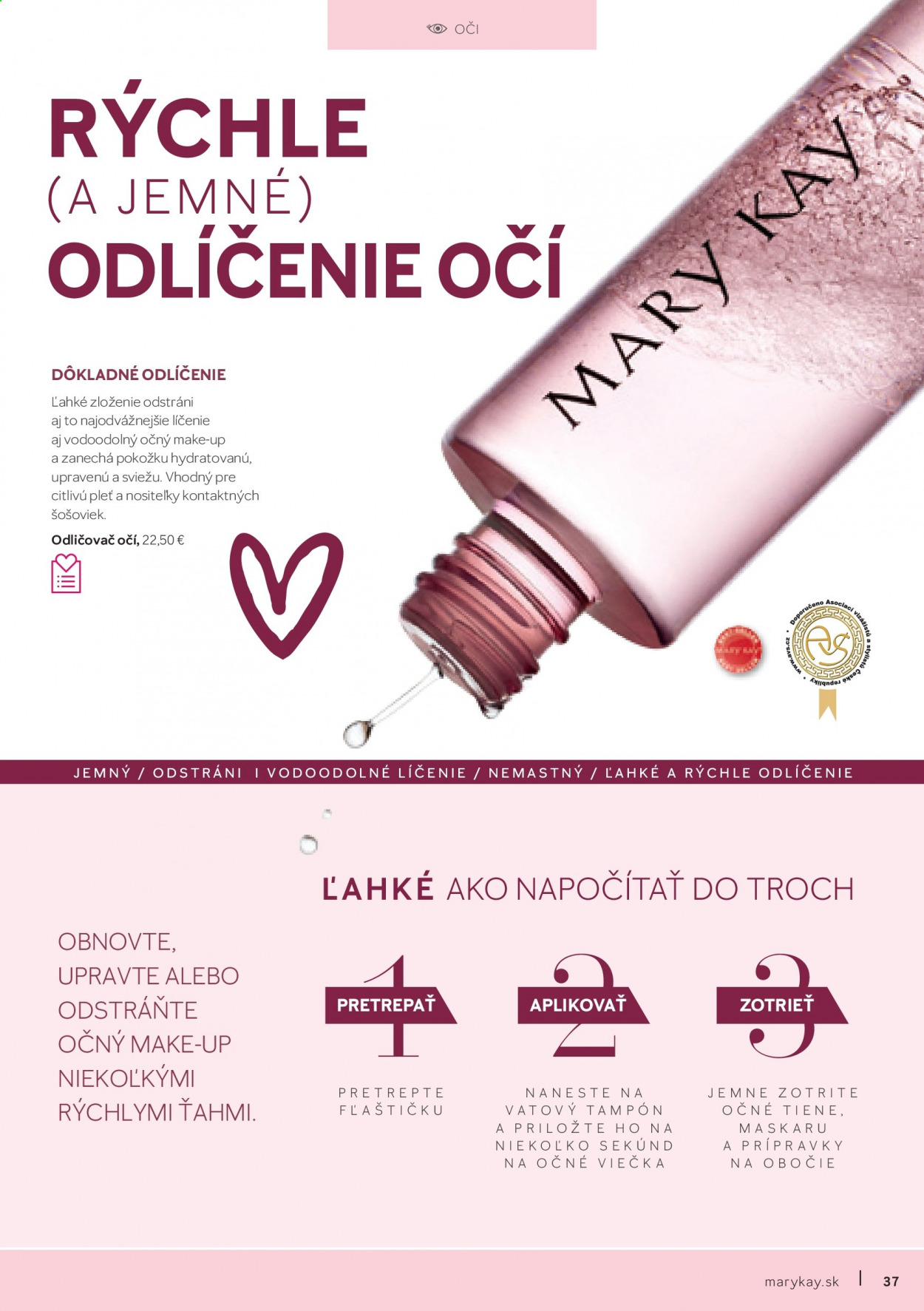 Leták Mary Kay - 1.7.2021 - 30.9.2021. Strana 37
