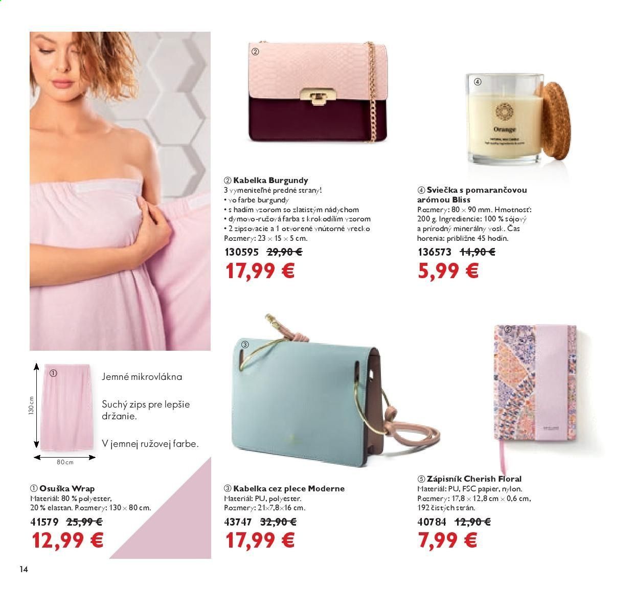 Leták Oriflame - 17.8.2021 - 6.9.2021. Strana 14