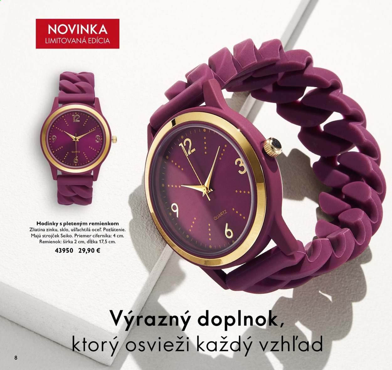 Leták Oriflame - 27.7.2021 - 16.8.2021. Strana 8