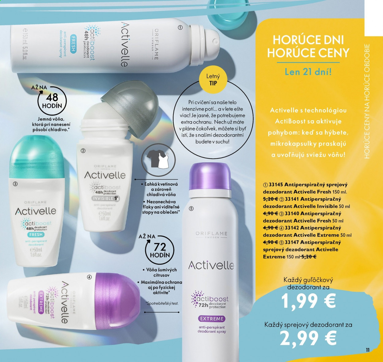 Leták Oriflame - 27.7.2021 - 16.8.2021. Strana 11