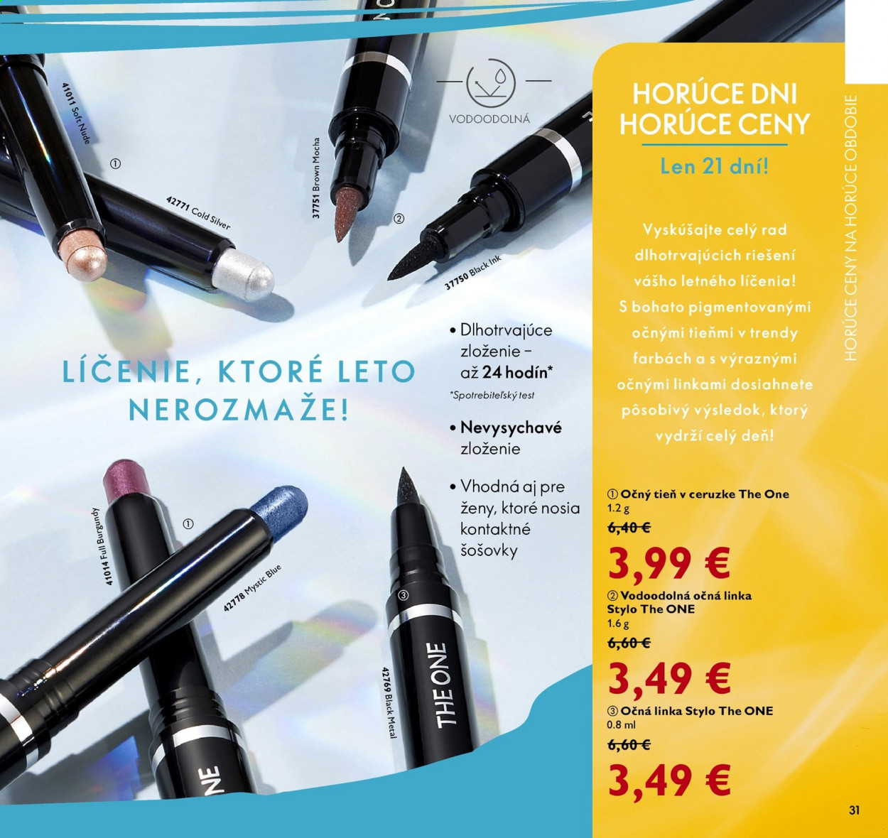 Leták Oriflame - 27.7.2021 - 16.8.2021. Strana 31