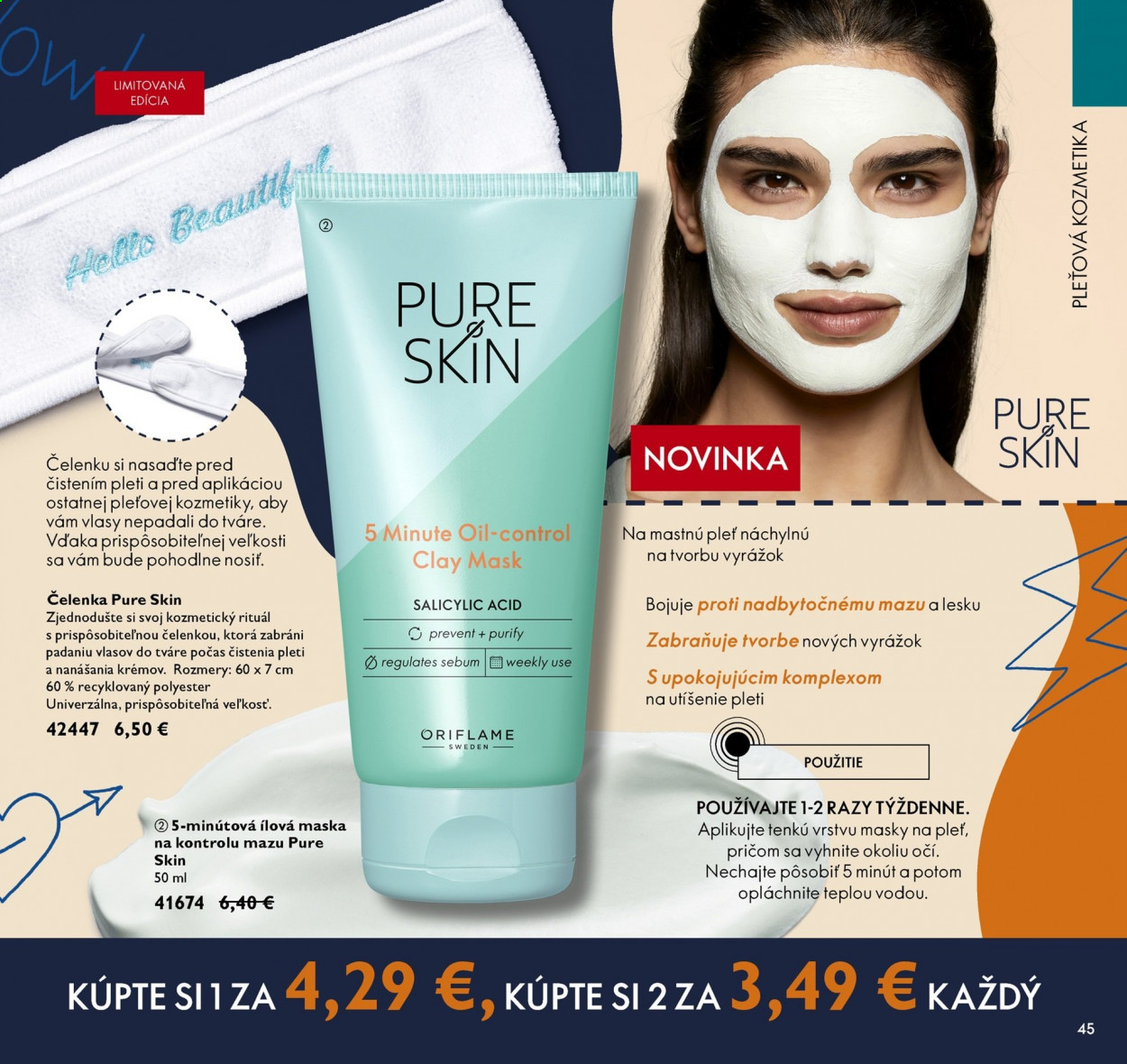 Leták Oriflame - 27.7.2021 - 16.8.2021. Strana 45