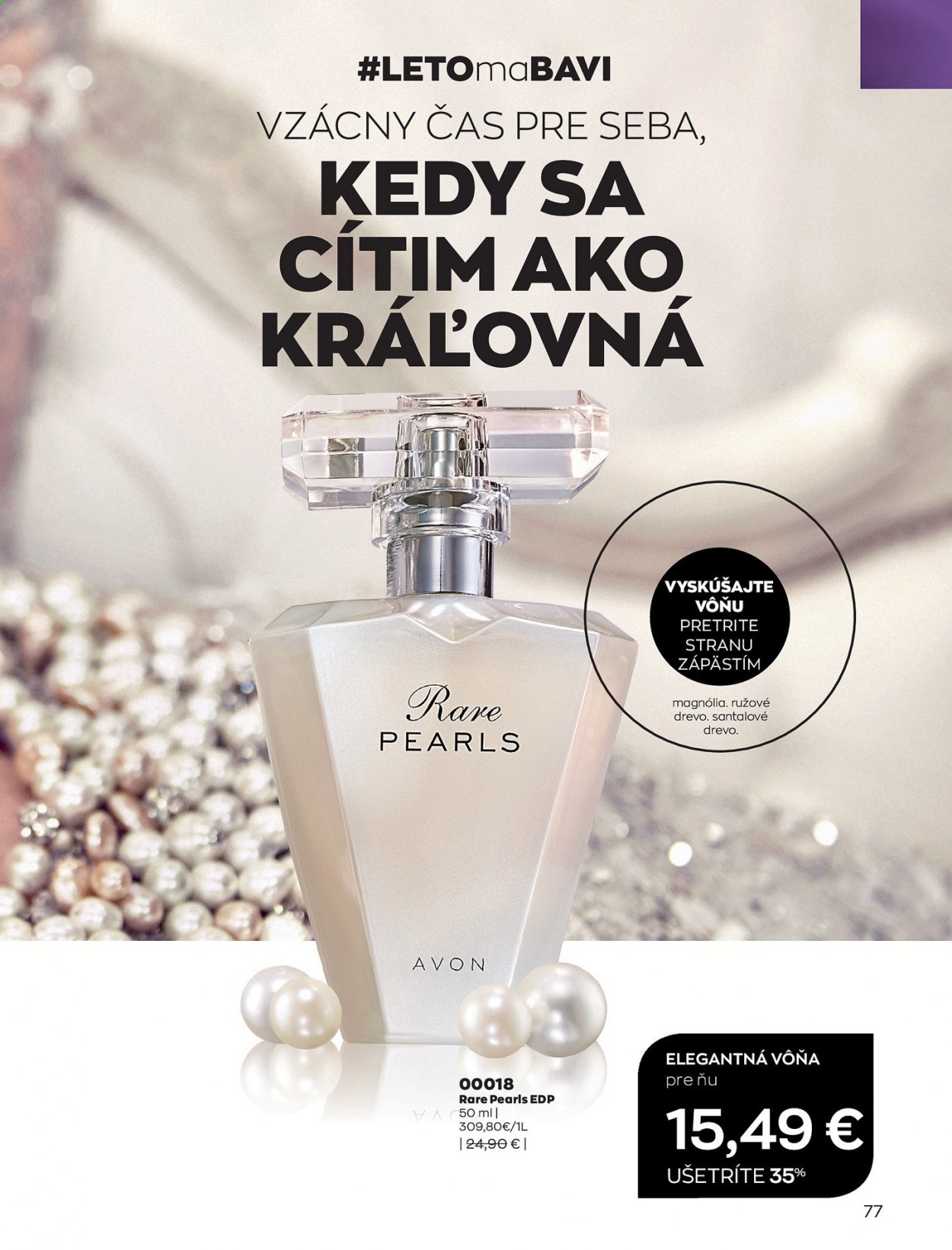 Leták Avon - 1.8.2021 - 31.8.2021. Strana 85