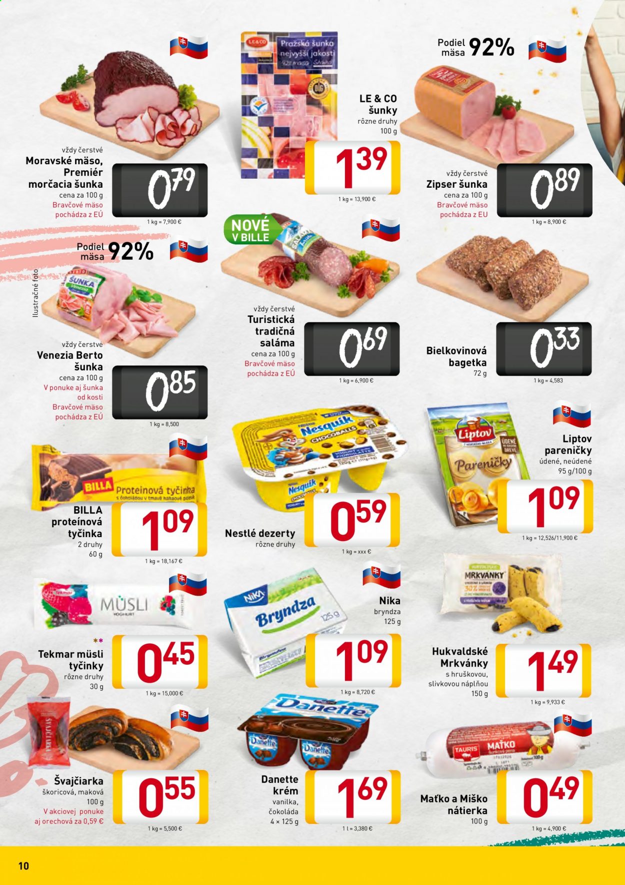 Leták Billa - 2.8.2021 - 5.9.2021. Strana 10